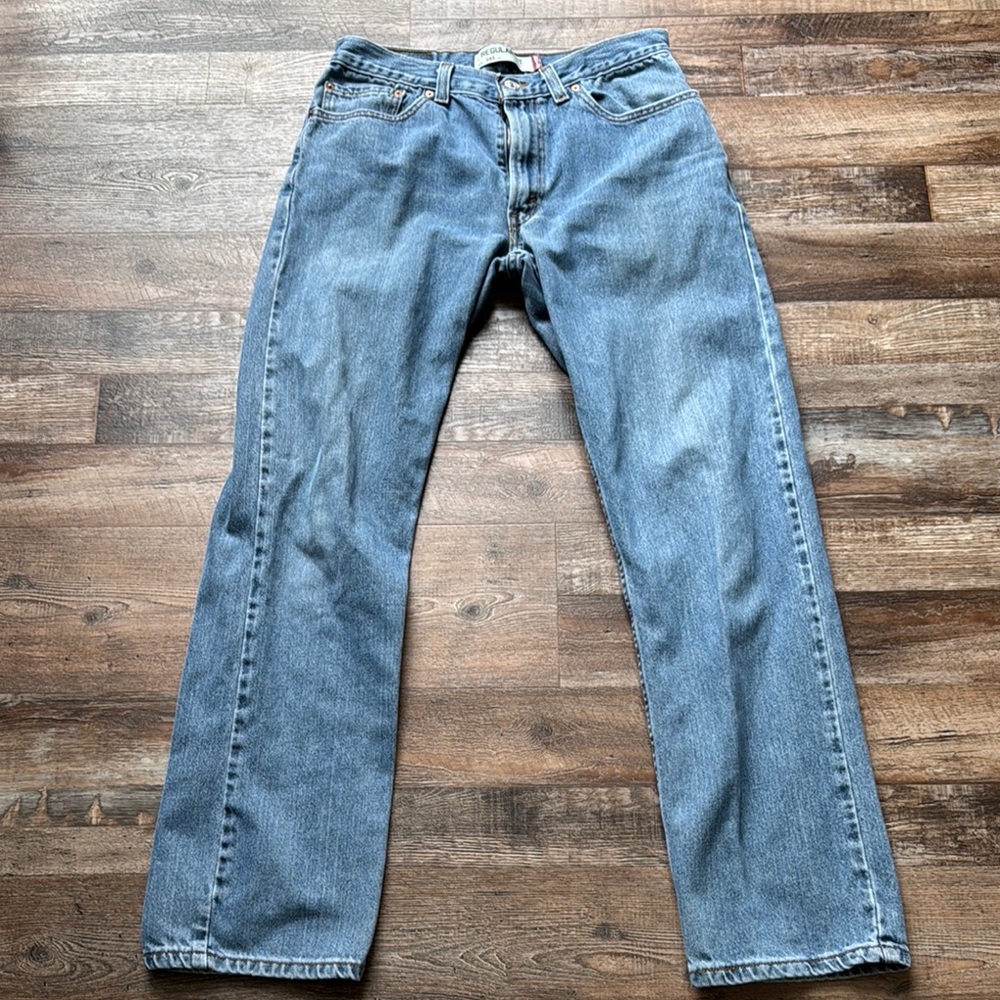 Levis 505 Classic Blue Denim Jeans